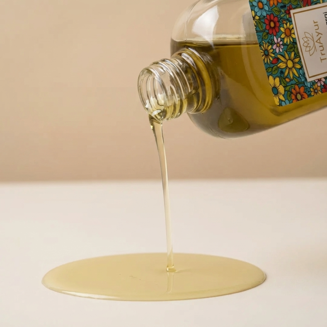 29 Erbe Olio Ayurvedico per Massaggi al Cuoio Capelluto per Alleviare lo Stress, Rivitalizzare i Capelli e Favorire il Rilassamento