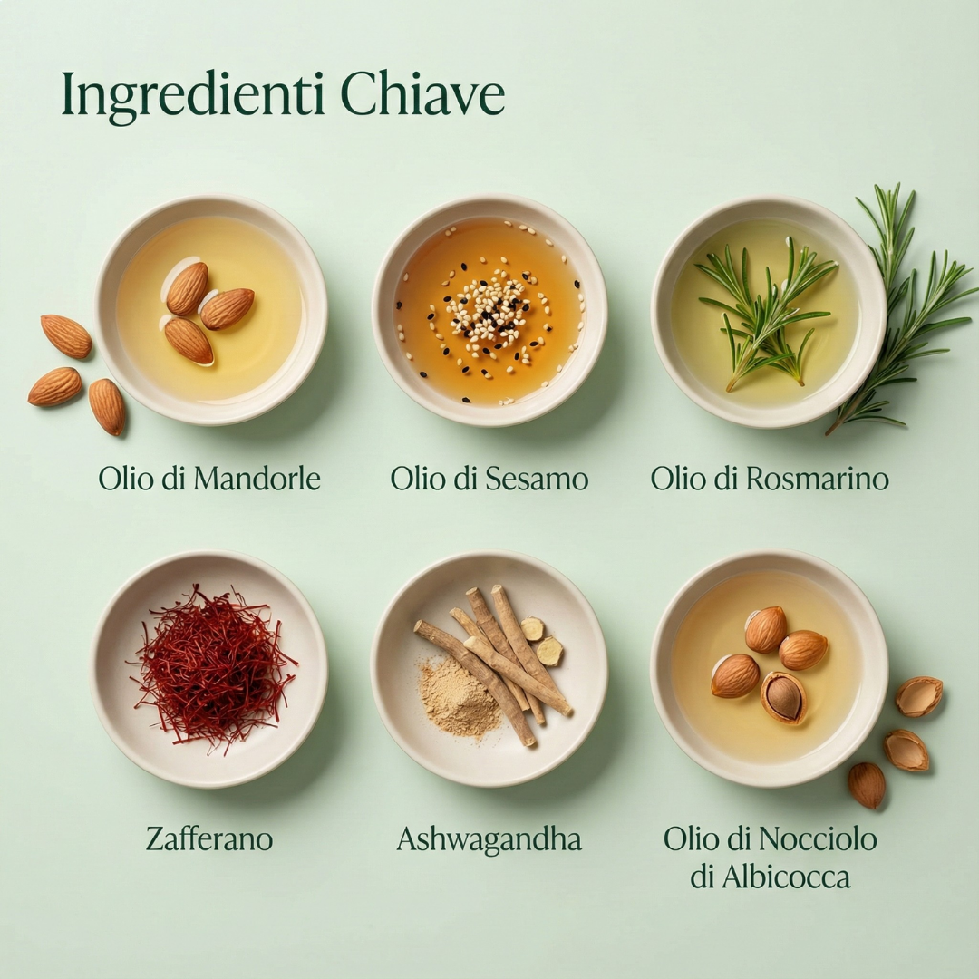 10 Erbe Olio per Ombelico per l’Equilibrio Ormonale, un Sonno Migliore e l’Equilibrio della Pelle Flaccida, Secca e con Rughe