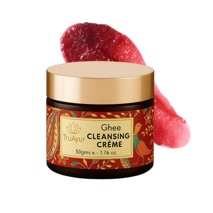 Crema viso illuminante e detergente al ghee