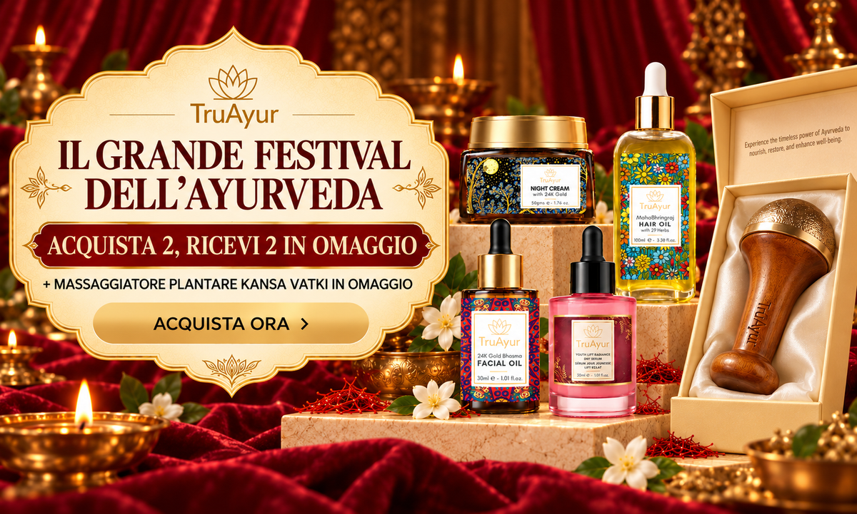 TruAyur: Acquista 2, ricevi 2 in omaggio + massaggiatore plantare Kansa Vatki in omaggio