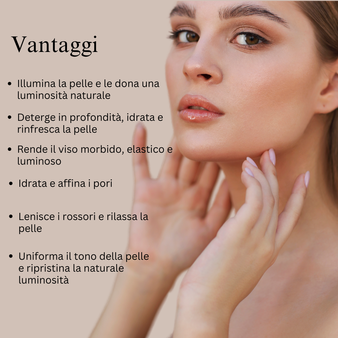 Rituale per una pelle radiosa (crema da giorno oro 24 carati e detergente viso)
