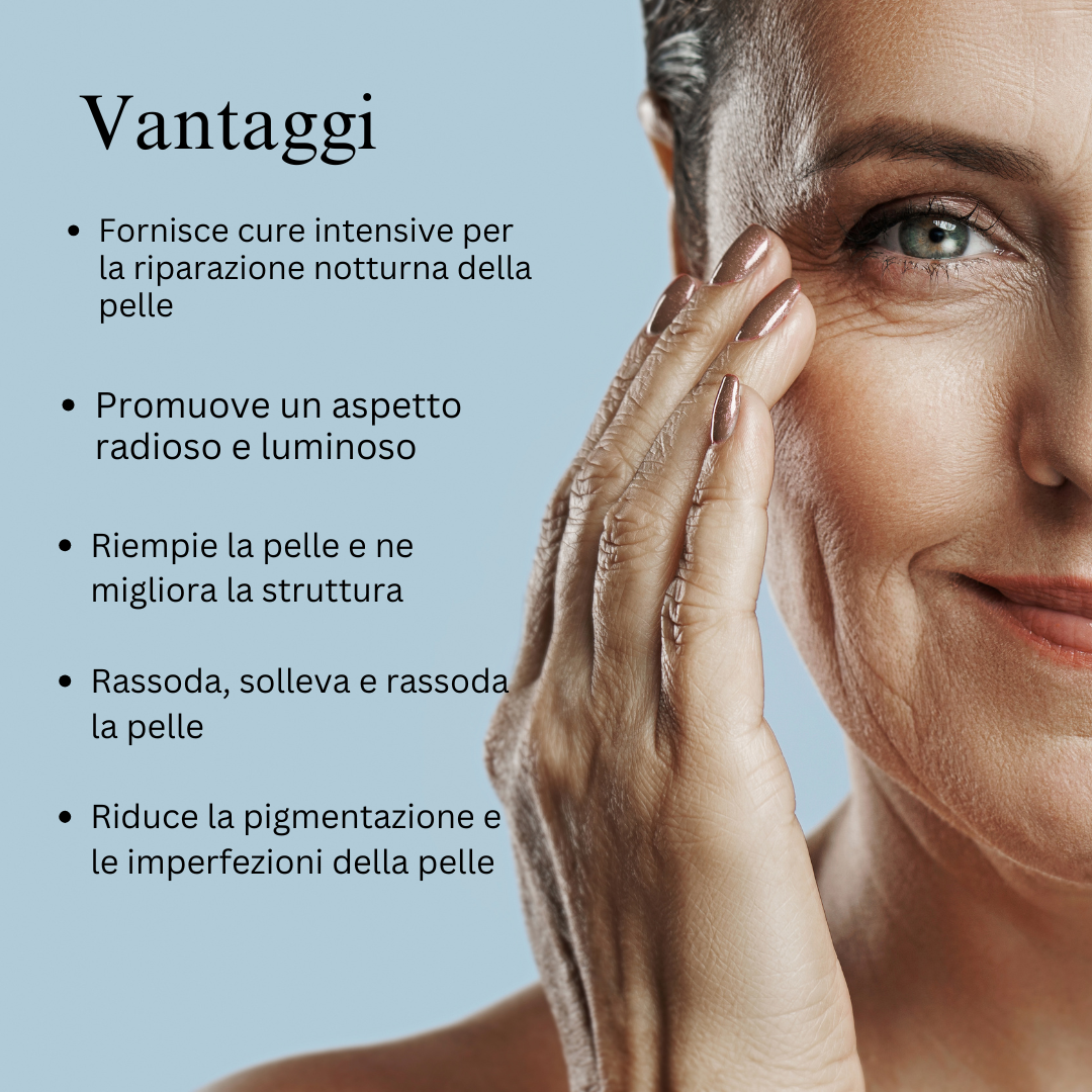 Rituale anti-età con oro 24K (olio viso e crema notte Sanjeevani Amrit)