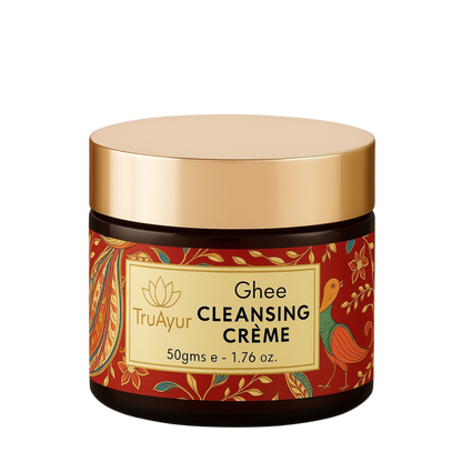 Crema viso illuminante e detergente al ghee