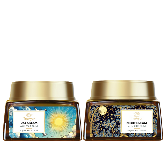 Crema combinata giorno e notte all'oro 24K