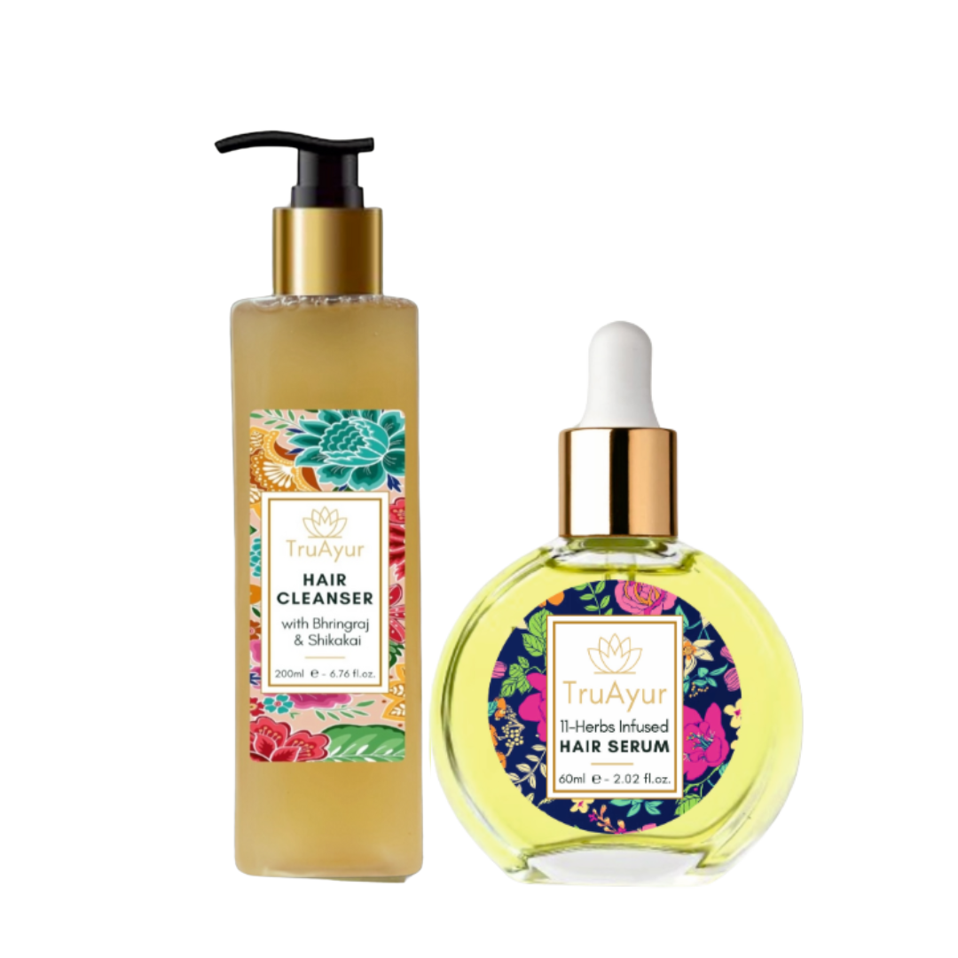 Combinazione di idratazione dei capelli (detergente per capelli e siero per capelli)