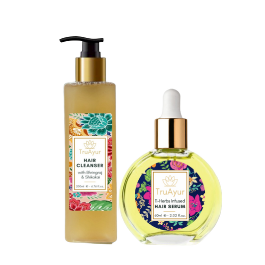 Combinazione di idratazione dei capelli (detergente per capelli e siero per capelli)