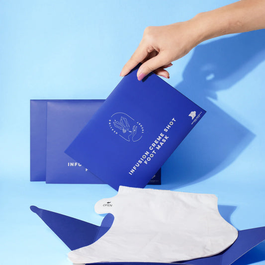 Maschera per i piedi ayurvedica alle erbe