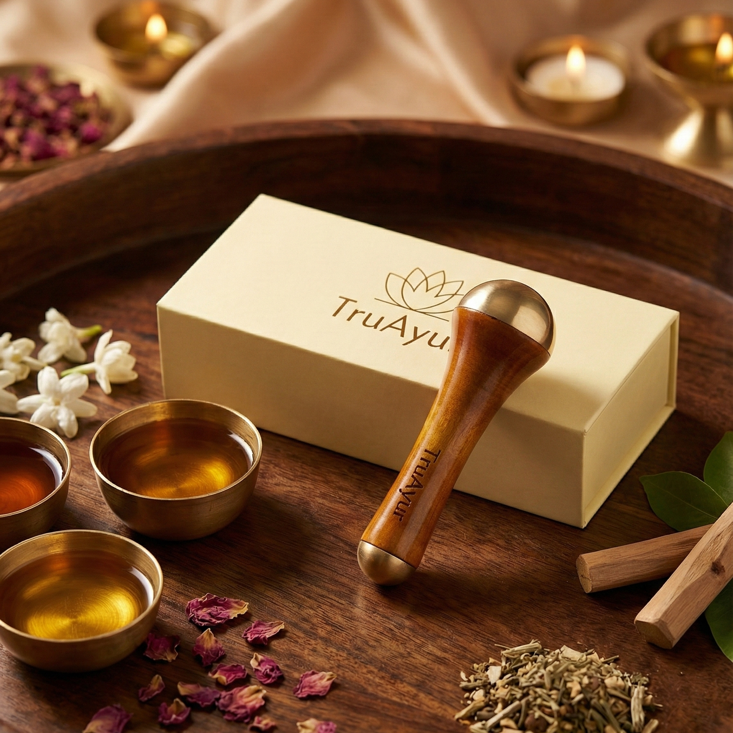 Bacchetta Kansa per massaggio viso e corpo