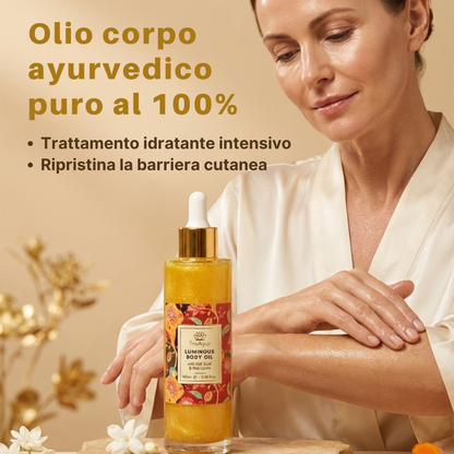 16 Erbe Olio Corpo Arricchito per Pelle Secca e Invecchiata