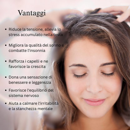 29 Erbe Olio Ayurvedico per Massaggi al Cuoio Capelluto per Alleviare lo Stress, Rivitalizzare i Capelli e Favorire il Rilassamento