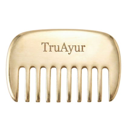 Spazzola per capelli Kansa – Detox ayurvedico per il cuoio capelluto e l'equilibrio energetico