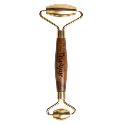 Kansa Face Roller: Oude Ayurvedische Marma-massagegereedschap voor een jeugdige, evenwichtige huid