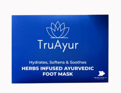 Maschera per i piedi ayurvedica alle erbe