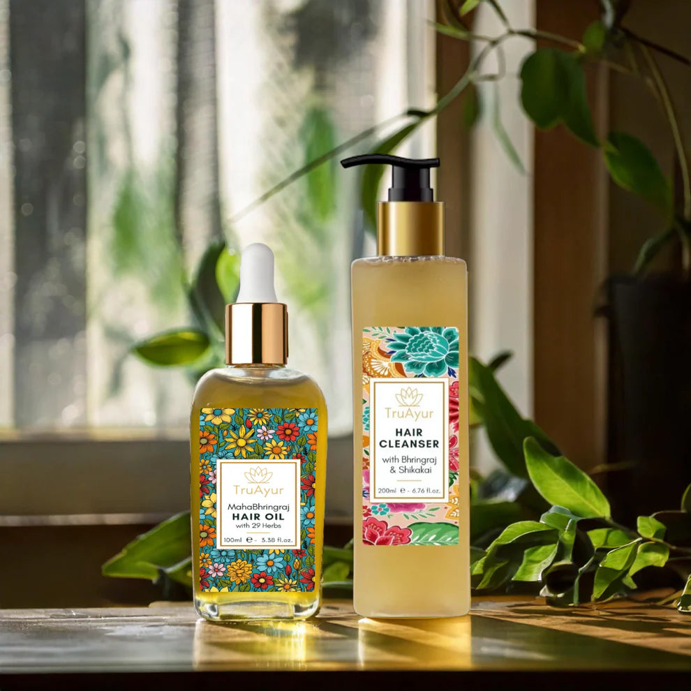 Combinazione di riparazione e rivitalizzazione dei capelli (detergente per capelli e olio per capelli)