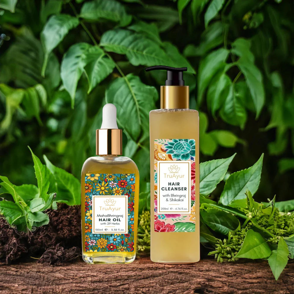 Combinazione di riparazione e rivitalizzazione dei capelli (detergente per capelli e olio per capelli)