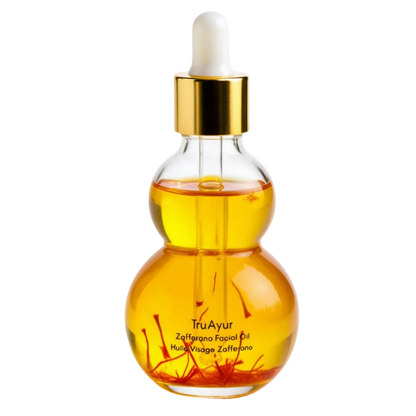 Olio viso Zafferano con fili di zafferano puri per una pelle luminosa, liscia e ringiovanita