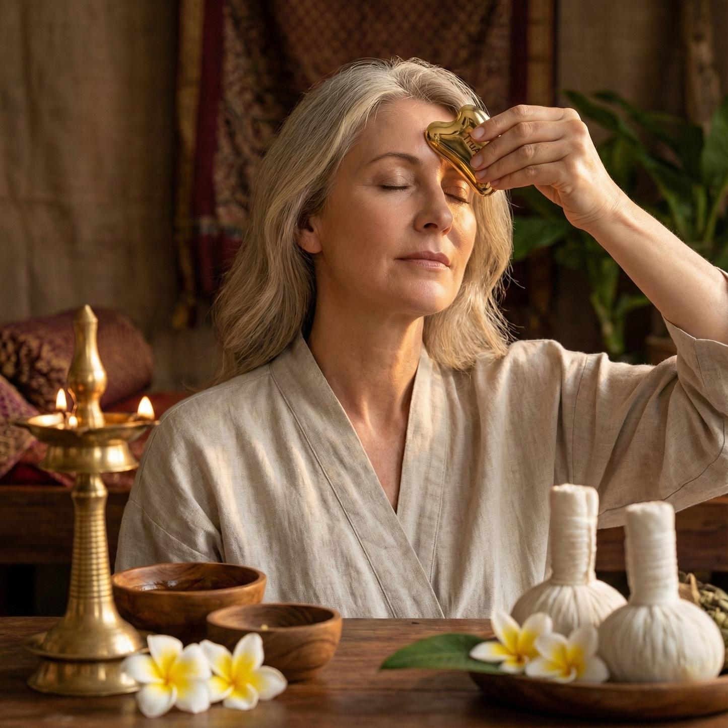 Kansa Gua Sha per scolpire e sollevare